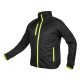 NEO TOOLS Softshell munkavédelmi kabát, fekete-sárga, L 81-562-L
