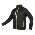 NEO TOOLS Softshell munkavédelmi kabát, fekete-sárga, XL 81-562-XL