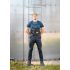 NEO TOOLS Munkavédelmi póló, CAMO Navy, tengerészkék, terepmintás, 100% pamut, L 81-603-L