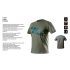 NEO TOOLS Munkavédelmi póló, CAMO, feliratos, olíva, 100% pamut, 180g/m2, XL 81-612-XL