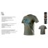 NEO TOOLS Munkavédelmi póló, CAMO, feliratos, olíva, 100% pamut, 180g/m2, XL 81-612-XL