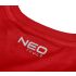 NEO TOOLS Munkavédelmi póló, piros, 100% pamut, 180g/m2, XL 81-648-XL