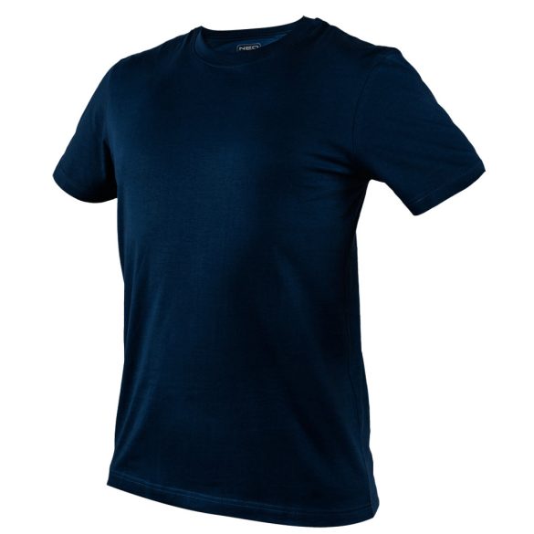 NEO TOOLS Munkavédelmi póló, sötétkék, NAVY, 100% pamut, 180g/m2, S 81-649-S