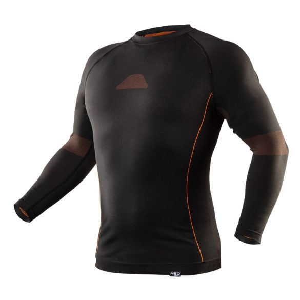 NEO TOOLS Thermo aláöltözet felső, hosszú ujjú CARBON, L/XL 81-663-L/XL