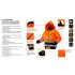 NEO TOOLS Láthatósági Munkavédelmi kabát, extrán szigetelt, narancssárga, XL 81-711-XL