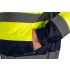 NEO TOOLS Láthatósági munkavédelmi kabát, szigetelt, sárga, 3 az 1-ben, XXXL 81-714-XXXL