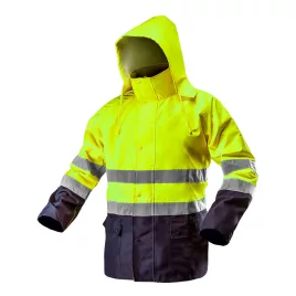   NEO TOOLS Láthatósági Munkavédelmi kabát, vízálló, sárga, XL 81-720-XL
