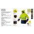 NEO TOOLS Láthatósági Munkavédelmi kabát, vízálló, sárga, XXXL 81-720-XXXL