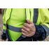 NEO TOOLS Láthatósági Munkavédelmi póló, sárga, sötét alsó résszel, L 81-730-L