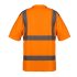 NEO TOOLS Láthatósági Munkavédelmi póló, narancssárga, sötét alsó résszel, XL 81-731-XL
