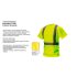 NEO TOOLS Láthatósági Munkavédelmi póló, sárga, XL 81-732-XL