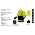 NEO TOOLS Láthatósági Polár Munkavédelmi kabát, sárga, L 81-740-L