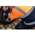 NEO TOOLS Láthatósági Polár Munkavédelmi kabát, narancssárga, S 81-741-S