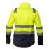 NEO TOOLS Láthatósági Munkavédelmi kabát, VISIBILITY, citromsárga, 60% pamut, 40% polyester, 260 gsm, S 81-742-S