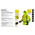 NEO TOOLS Láthatósági Munkavédelmi kabát, citromsárga, kapucnival, L 81-745-L