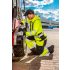 NEO TOOLS Láthatósági Munkavédelmi kabát, citromsárga, kapucnival, S 81-745-S