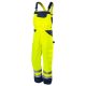 NEO TOOLS Láthatósági kantáros munkanadrág, lélegző, 240gsm, Polyester+pamut, sárga, S 81-777-S