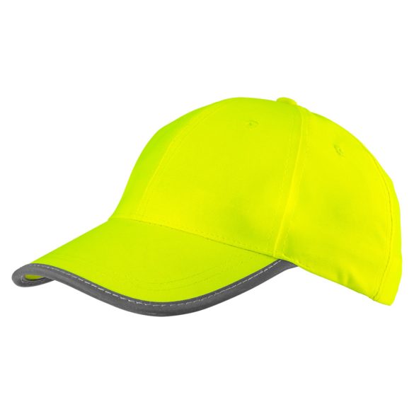 NEO TOOLS Láthatósági baseball munkasapka, citromsárga 81-793
