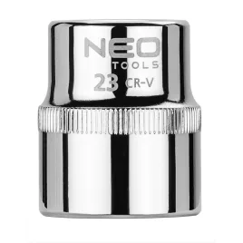   NEO TOOLS Dugókulcs 23mm, 1/2", 6 pontos, SUPERLOCK 25 év garanciával 08-023