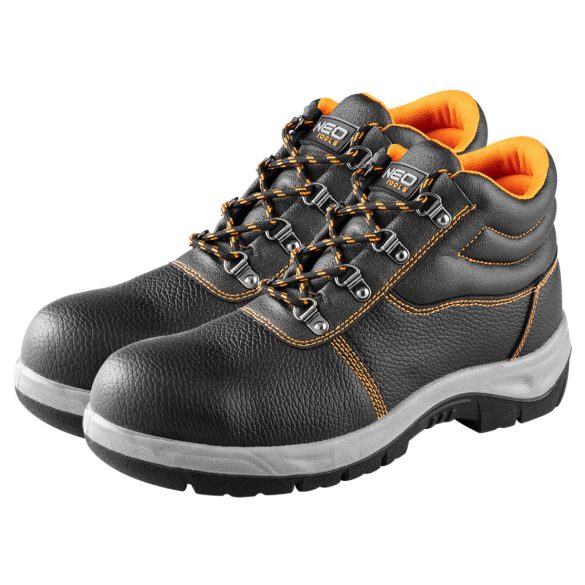 NEO TOOLS Munkavédelmi bakancs, S1 SRC, bőr acélbetétes, 42-es 82-165-42