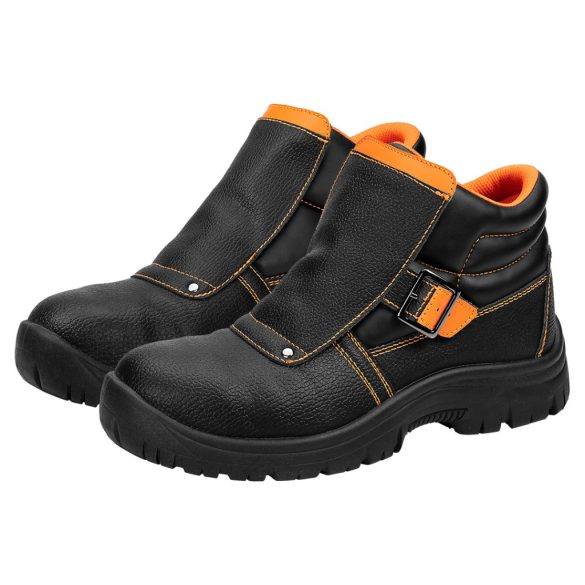 NEO TOOLS Munkavédelmi bakancs, hegesztőbakancs, S1P SRC, bőr, 42 82-180-42