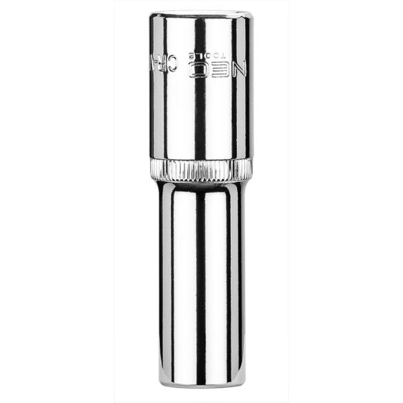 NEO TOOLS Dugókulcs 12mm, 1/2", hosszú, 6 pontos, SUPERLOCK 25 év garanciával 08-042
