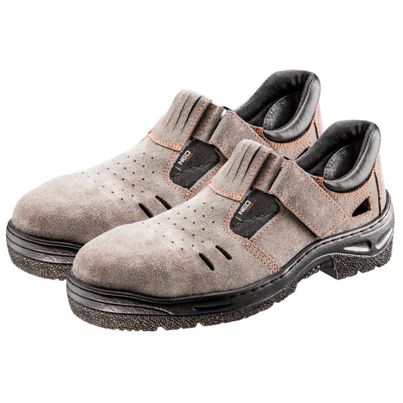 NEO TOOLS Munkaszandál, velúr, S1 SRC, 37 82-581