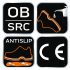 NEO TOOLS Munkavédelmi gumicsizma, OB SRC, vegyszerálló csúszásmentes talp, beépített sarokvédelem, 46 82-901-46