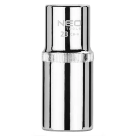   NEO TOOLS Dugókulcs 23mm, 1/2", hosszú, 6 pontos, SUPERLOCK 25 év garanciával 08-058