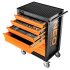 NEO TOOLS Műhelykocsi, 6 fiókos, 149db szerszámmal, 680x460x1030mm, szerszámkocsi 25 év garanciával 84-221-9