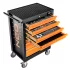 NEO TOOLS Műhelykocsi, 7 fiókos, 129db szerszámmal, 680x460x1030mm, szerszámkocsi 25 év garanciával 84-222-9