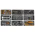 NEO TOOLS Műhelykocsi, 7 fiókos, 129db szerszámmal, 680x460x1030mm, szerszámkocsi 25 év garanciával 84-222-9