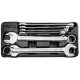 NEO TOOLS Csillag-villáskulcs készlet 8db, 20-32mm, műhelykocsitálcával 25 év garanciával 84-235