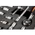 NEO TOOLS Dugókulcskészlet 1/4", 19db, 4-14mm, műhelykocsitálcával 25 év garanciával 84-237