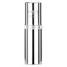   NEO TOOLS Dugókulcs 15mm, 1/2", hosszú, 12 pontos 25 év garanciával 08-074