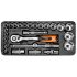 NEO TOOLS Dugókulcskészlet 1/2", 27db, 10-26mm, műhelykocsitálcával 25 év garanciával 84-238