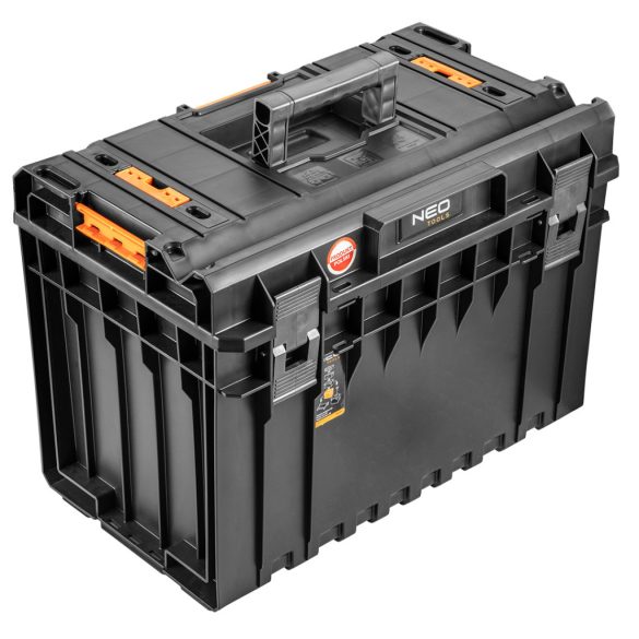NEO TOOLS Rakásolható szerszámosláda, szerszámláda, műanyag, 450, 58,5x42x38,5cm, System I. 84-257