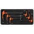 NEO TOOLS Torxkulcs KÉSZLET „T” MARKOLATTAL 6db, MŰHELYKOCSITÁLCÁVAL 84-264
