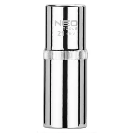   NEO TOOLS Dugókulcs 21mm, 1/2", hosszú, 12 pontos 25 év garanciával 08-080