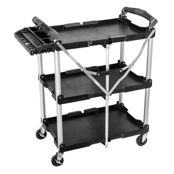NEO TOOLS Nyitott összecsukható műhelykocsi, 83.5 x 66 x 42cm, 75kg terhelhetőség, szerszámkocsi 84-404