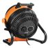 NEO TOOLS Elektromos hősugárzó ventiátorral, 2az1-ben, 2,4kW, manuális, termosztát, 460 m3/h 2 év garanciával 90-070