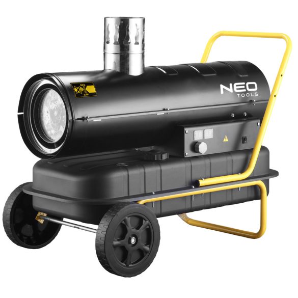 NEO TOOLS Gázolajos hőlégbefúvó, 20kW, égéstermék elvezetéssel 2 év garanciával 90-086