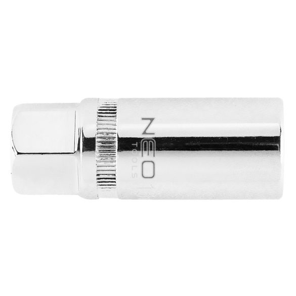 NEO TOOLS Gyújtógyertyakulcs 1/2"16mm, Mágneses, Spline 25 év garanciával 08-090