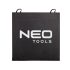 NEO TOOLS Hordozható napelem, napelemes töltő, 120W, 12V-os akku, telefon, laptop töltésre, 2db USB csatlakozó 2 év garanciával 90-141