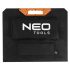 NEO TOOLS Hordozható napelem, napelemes töltő, 140W, 18V-os akku, telefon, laptop töltésre, 2db USB, 1db C csatlakozó 2 év garanciával 90-142