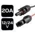 NEO TOOLS Napelemes töltésvezérlő 20A, 12/24V 90-150