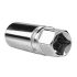 NEO TOOLS Gyújtógyertyakulcs 1/2"16mm, Mágneses, Spline 25 év garanciával 08-090