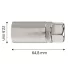 NEO TOOLS Gyújtógyertyakulcs 1/2"16mm, Mágneses, Spline 25 év garanciával 08-090