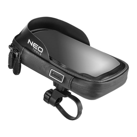 NEO TOOLS Vízálló kerékpár táska telefontartóval, kormányra 91-001