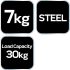 NEO TOOLS Kerékpárszerelő állvány, max 30kg 91-014